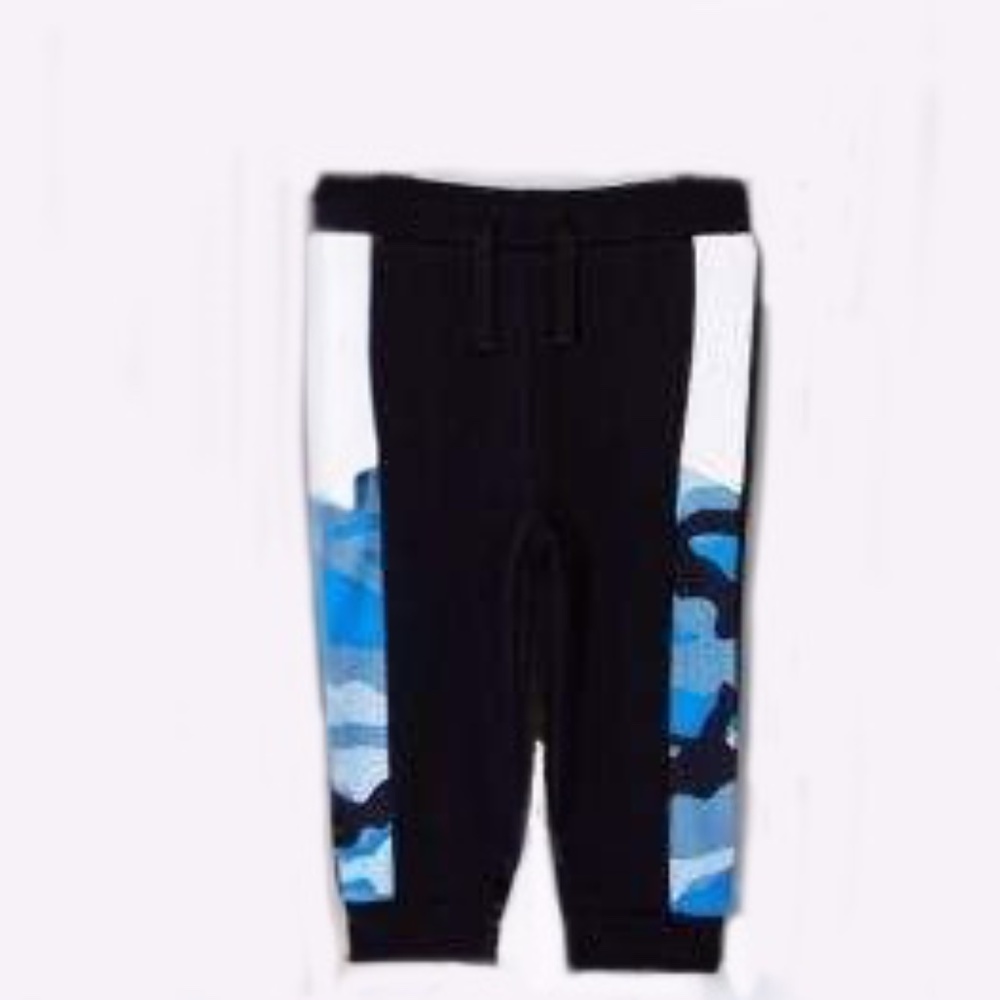 River Island Mini Boys Block Camo Drawstring Jogger